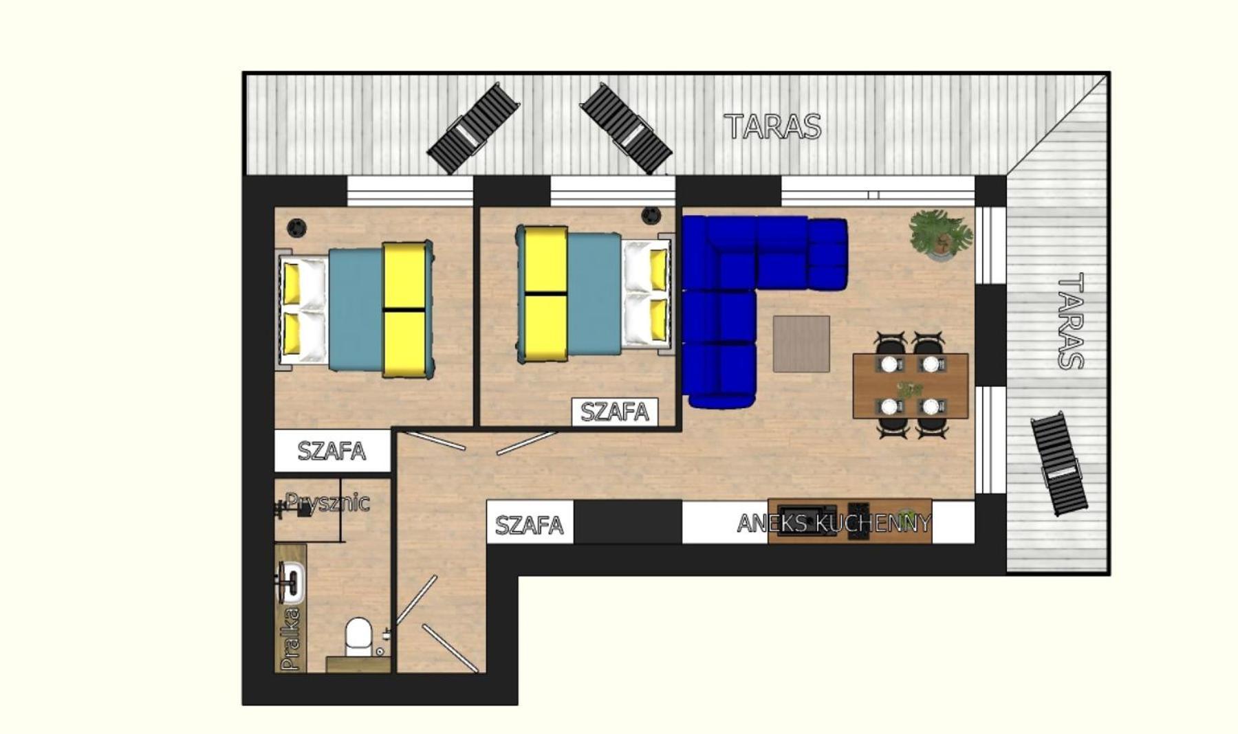 Perlowa Przystan - Apartamenty Komfort Widok Na Morze, Parking 辛安诺泽蒂 外观 照片